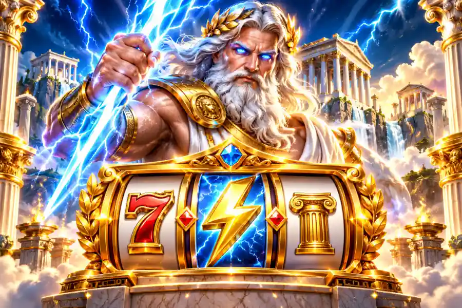 Gates of Olympus, jogo de caça-níquel inspirado em Zeus
