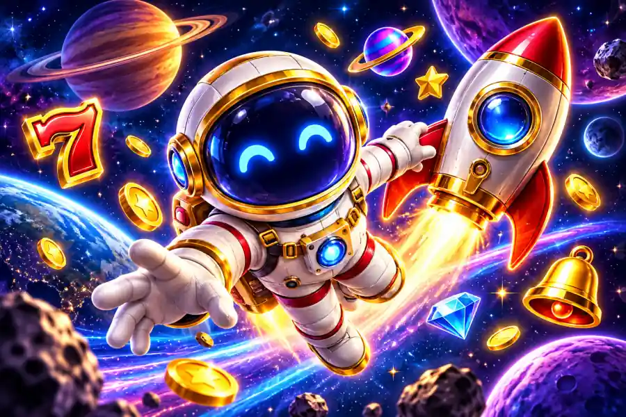 Spaceman, jogo de cassino com astronauta no espaço