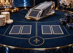 Ilustração de mesa de Bacará