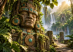Ilustração de tema selva para slot