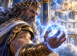 Ilustração de tema mitologia para slot